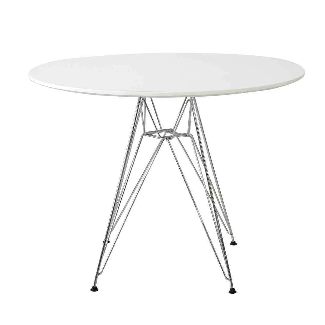 新品 100 丸テーブル 鏡面仕上げ ラウンドテーブル イームズ 新品送料込