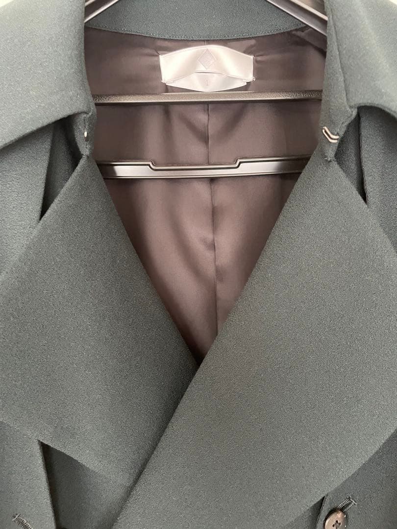 ethosens エトセンス　ジョーゼットトレンチコート　YOKE
