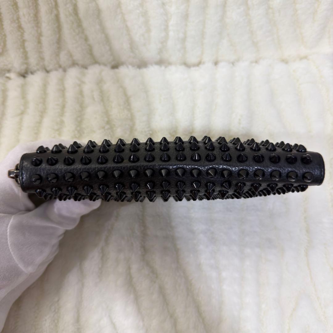 ✨️美品✨️ ルブタン 長財布 パネトーネ ラウンド ジップ ブラック レザー