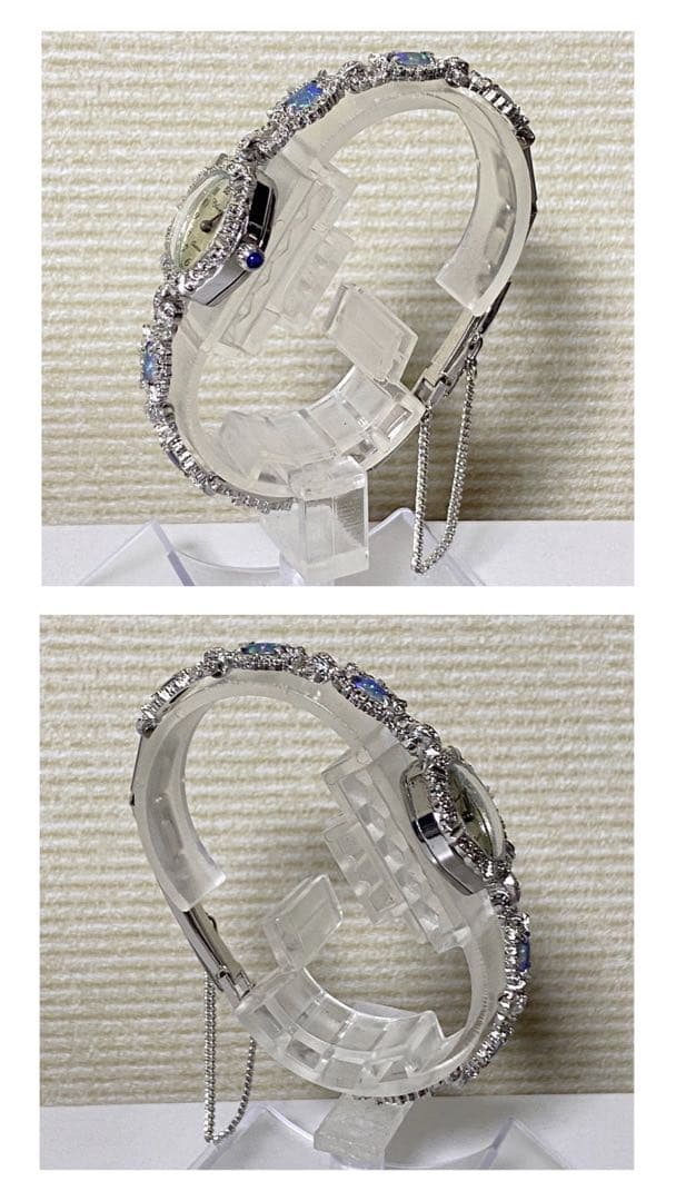 不動ジャンク classique クラシック クォーツ 腕時計 オパール