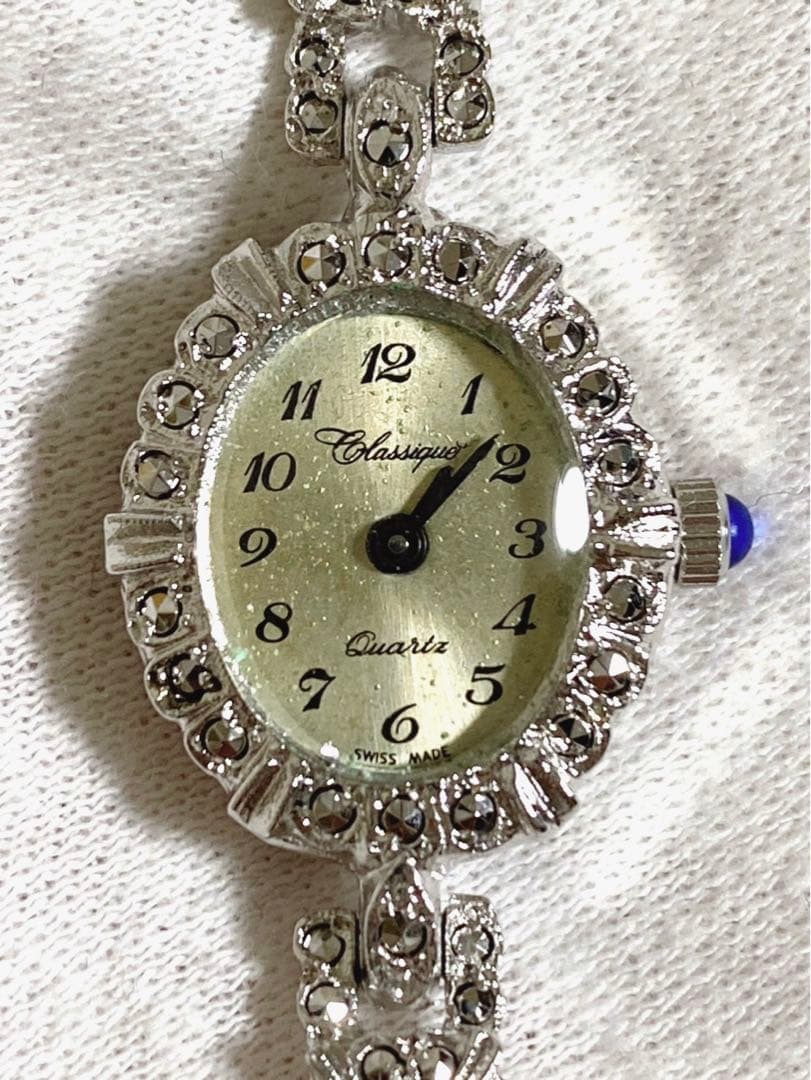 不動ジャンク classique クラシック クォーツ 腕時計 オパール