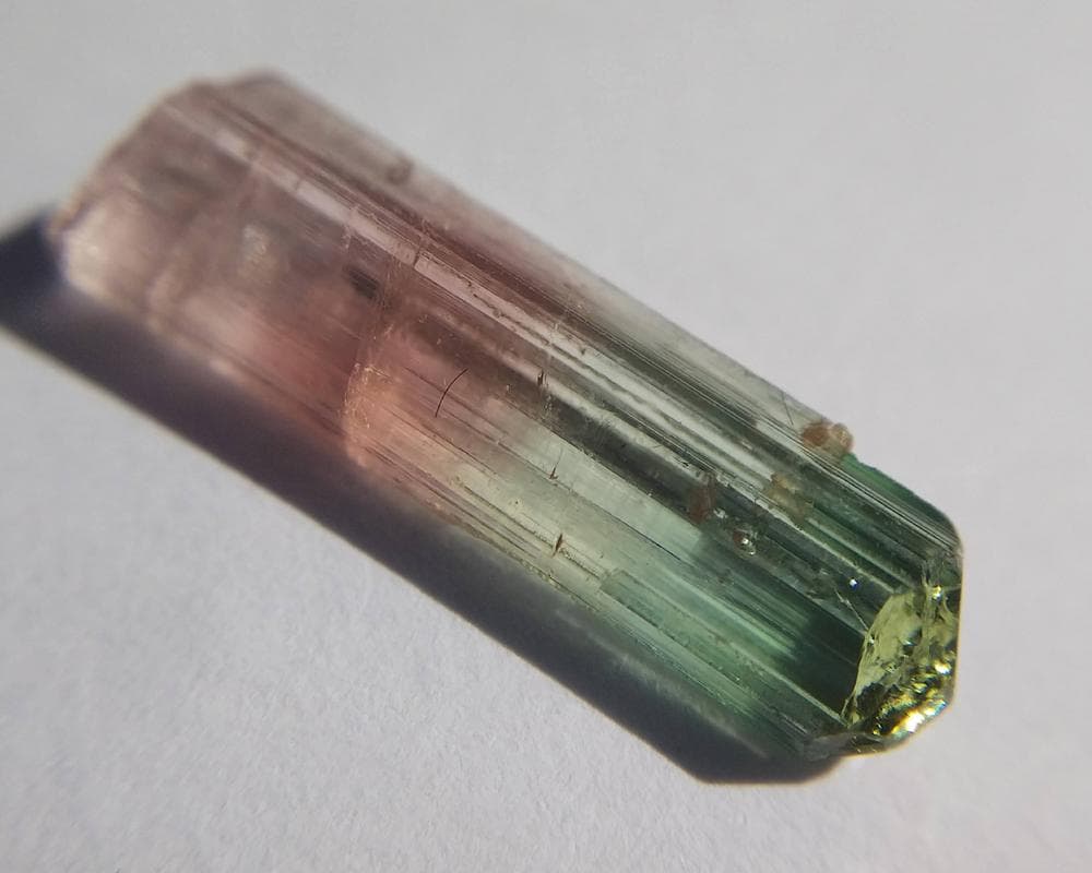 353 バイカラー トルマリン コンゴ産 結晶 原石