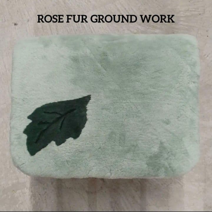 京都西川 羊皮 ムートンシーツ ローズファーグランドワーク