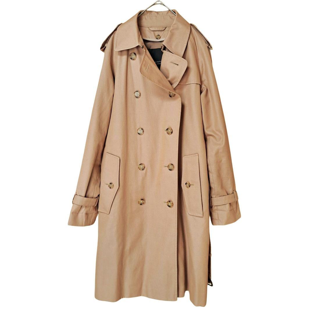 【MACINTOSH LONDON】トレンチコート　ライナー付　キャメル　40
