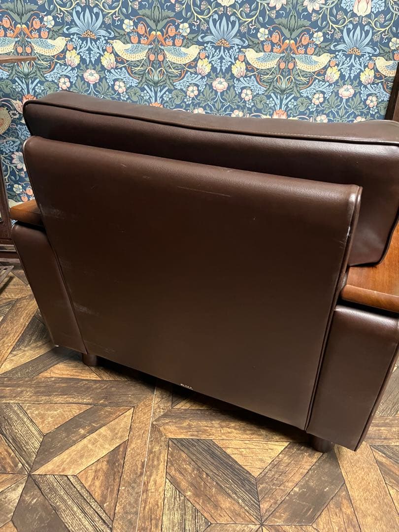 カリモク家具 1人掛けソファ シングル アンティーク 昭和レトロ 応接