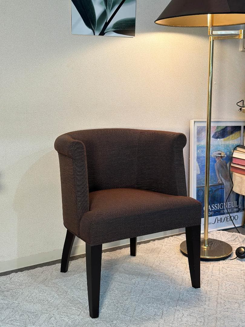 やや訳アリ■Cassina ixc.■ゴードン　アームチェア　ダークブラウン系