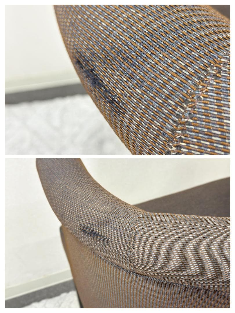 やや訳アリ■Cassina ixc.■ゴードン　アームチェア　ダークブラウン系