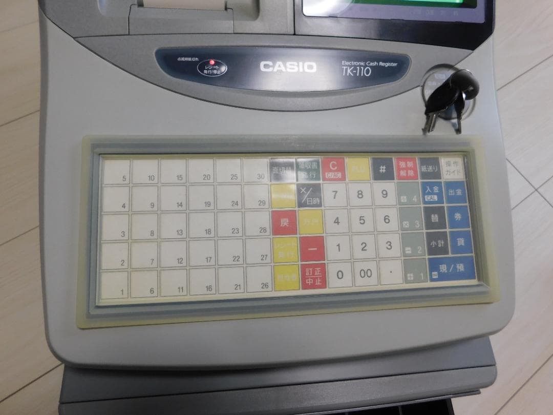 CASIO 電子レジスター TK-110　未使用　開封済