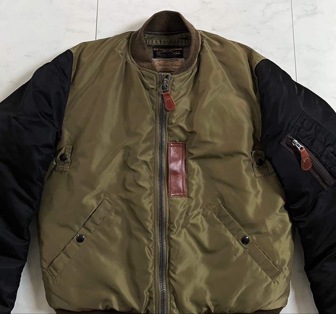 バズリクソンズ ウィリアムギブソン MA-1 フェザー　ワイパーインク RATS