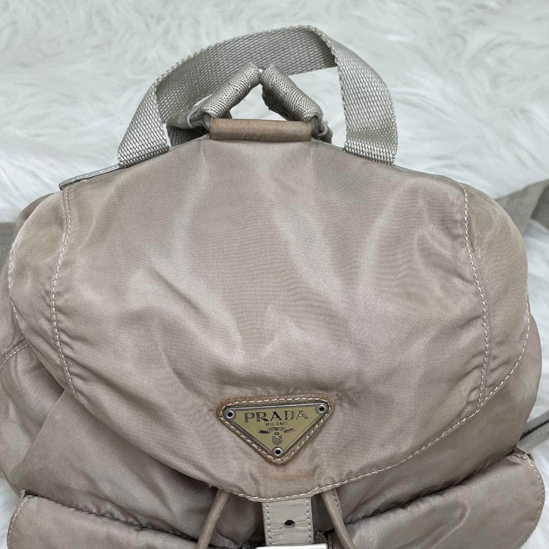 プラダ　PRADA リュック バックパック 三角ロゴプレート 白タグあり