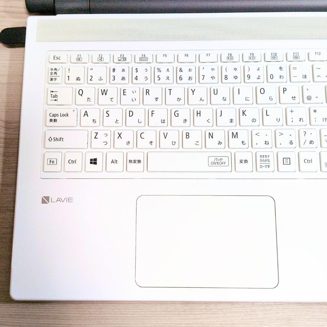 NEC✨白ノートパソコン✨事務作業や副業に✨Windows11／SSD／美品