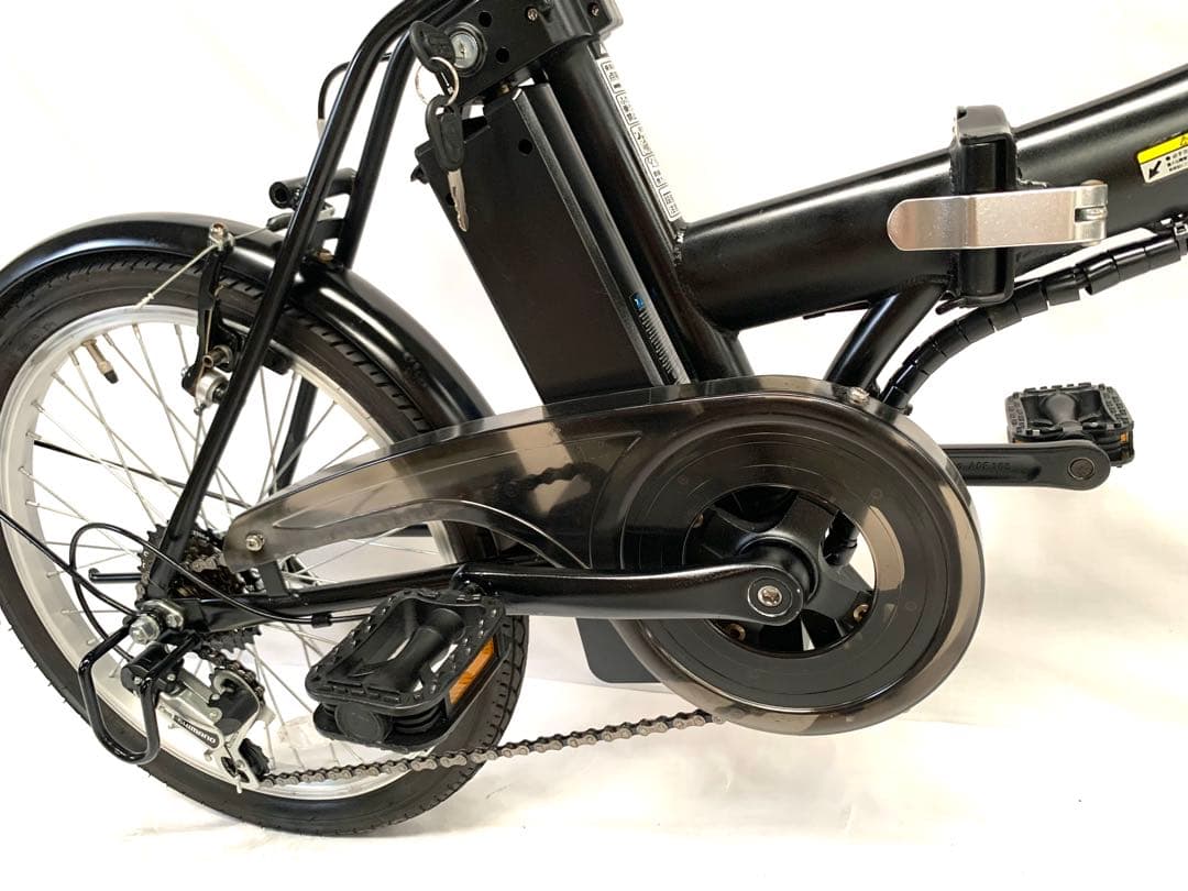 【即乘】送料無料SUISUI折り畳み電動アシスト自転車6速20インチ 動作確認済