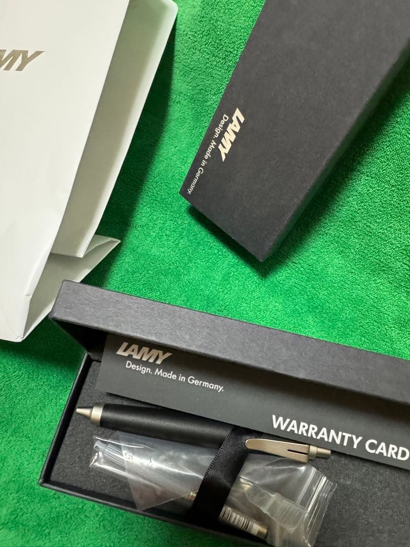 【新品】ラミー スクリブル 保証書あり。