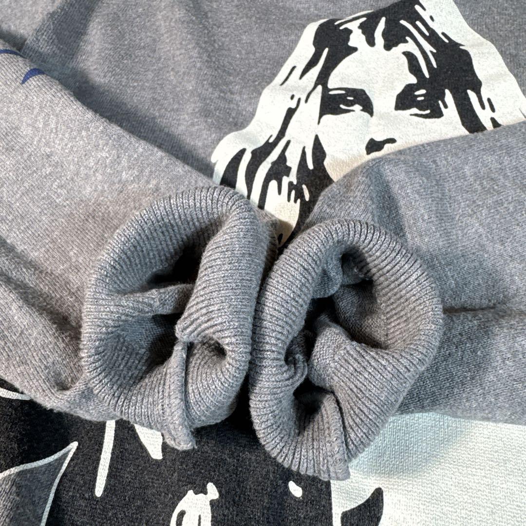 人気 希少 HYSTERIC GLAMOUR グレー L 大きいサイズ ニット