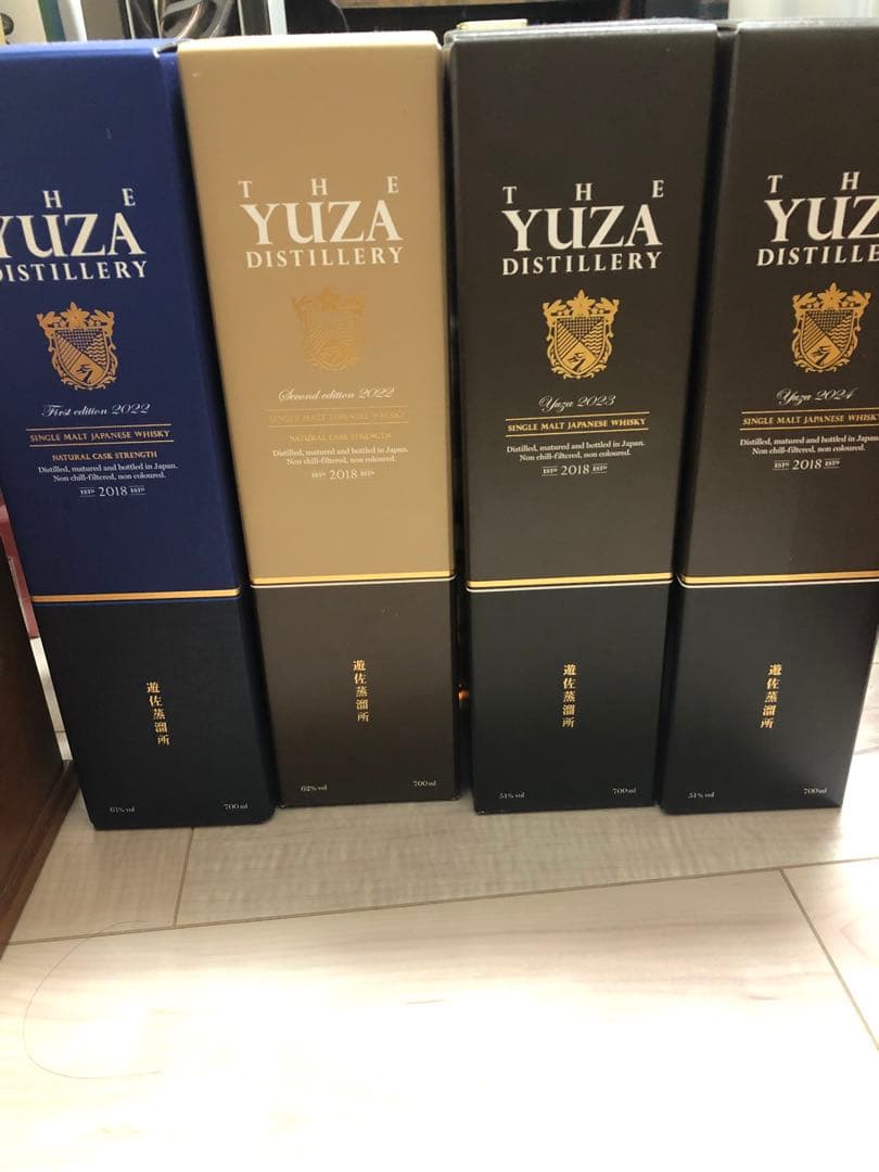 Yuza Distillery シングルモルトウイスキー 4本セット