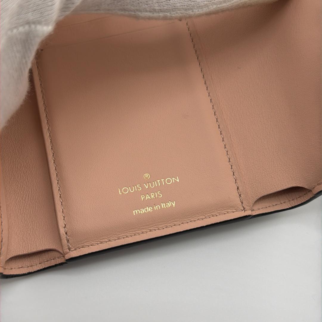 【並品】ルイヴィトン ポルトフォイユ LVポンヌフコンパクト グレー