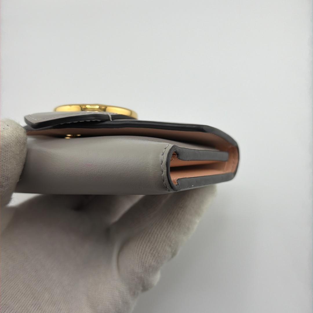 【並品】ルイヴィトン ポルトフォイユ LVポンヌフコンパクト グレー