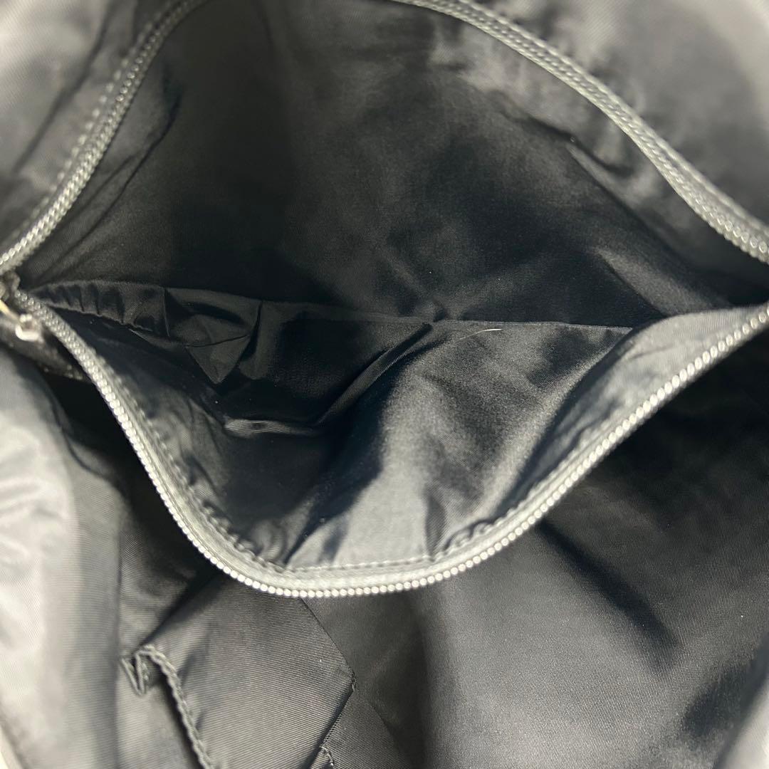 【美品】グッチ ショルダーバッグ 2way メッセンジャー ナイロン ブラック