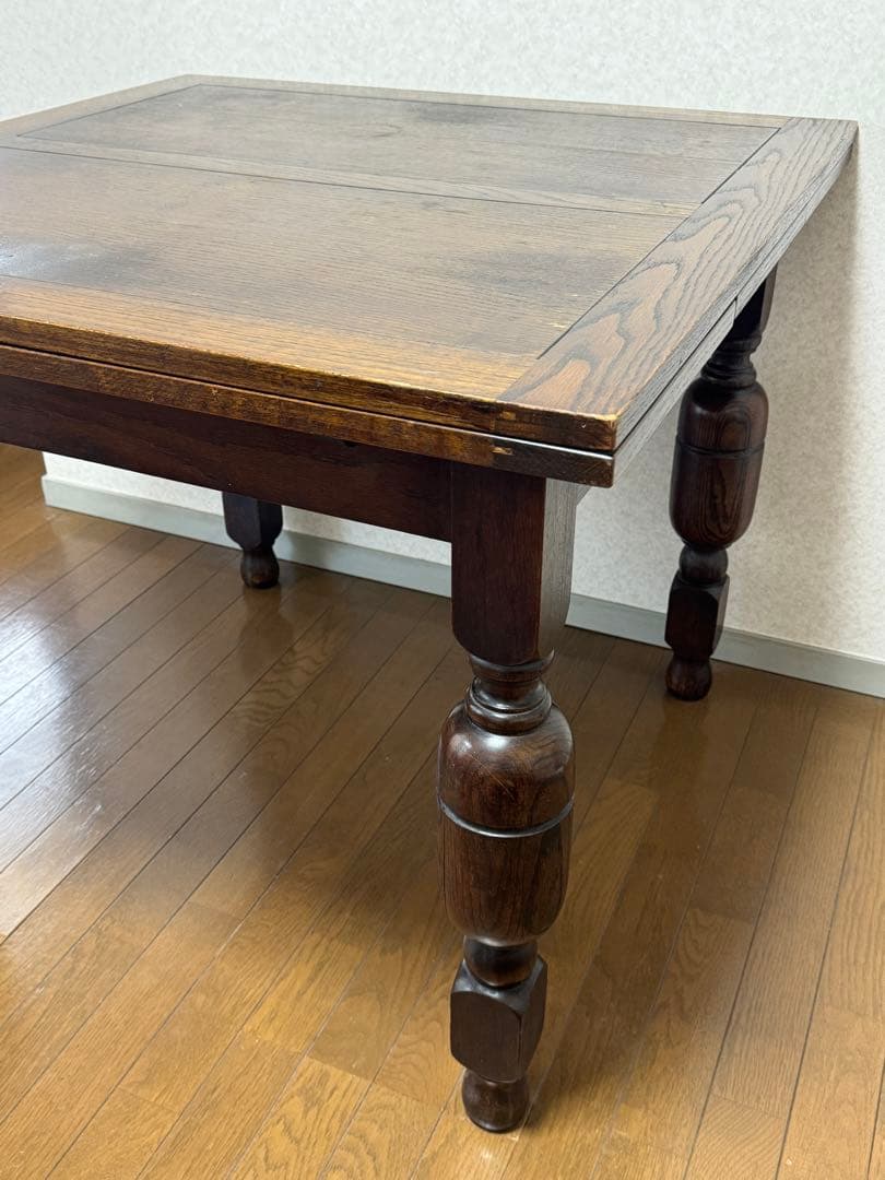 イギリス アンティーク ドローリーフ テーブル