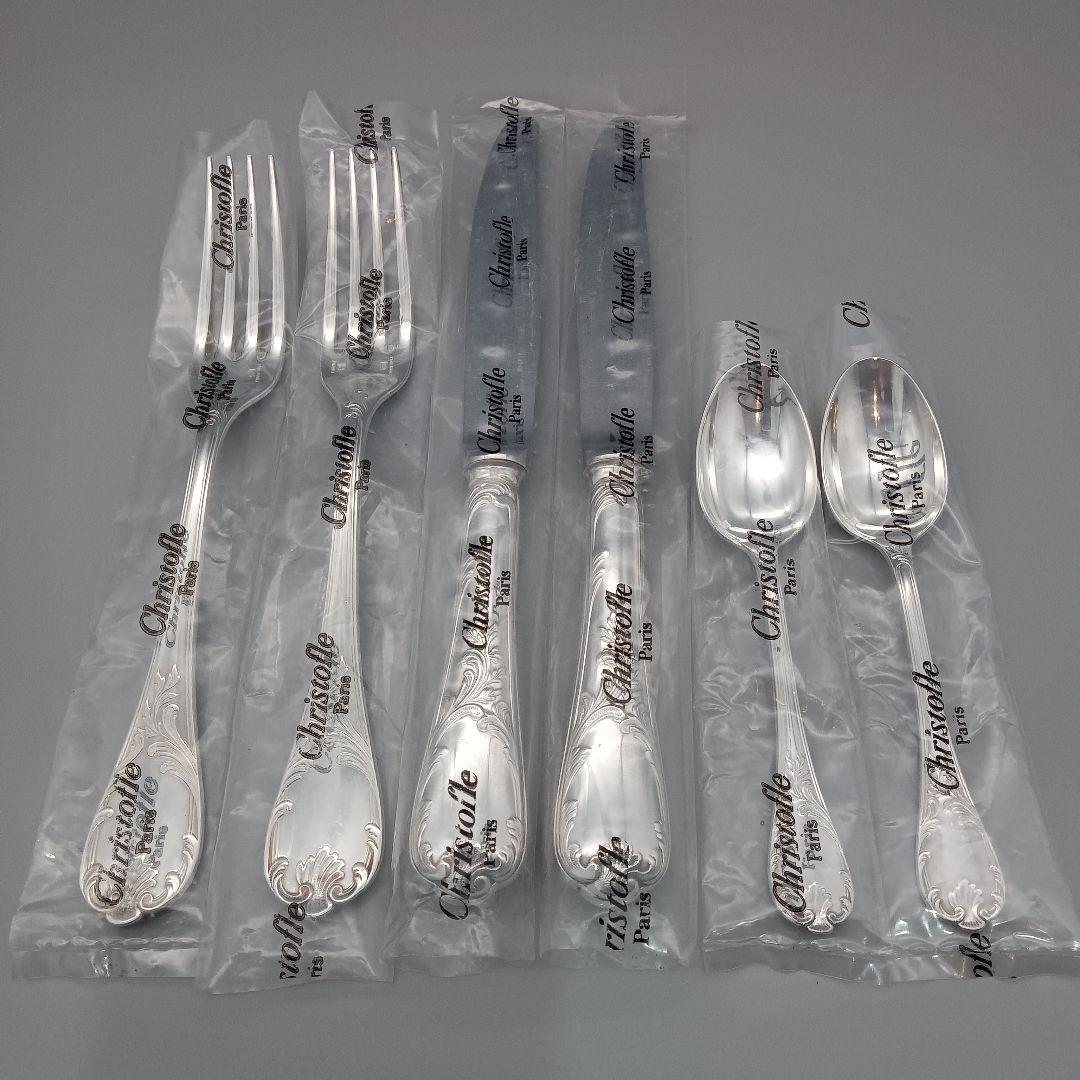 【専用】クリストフル マルリー カトラリー 6本セット フォーク ナイフ