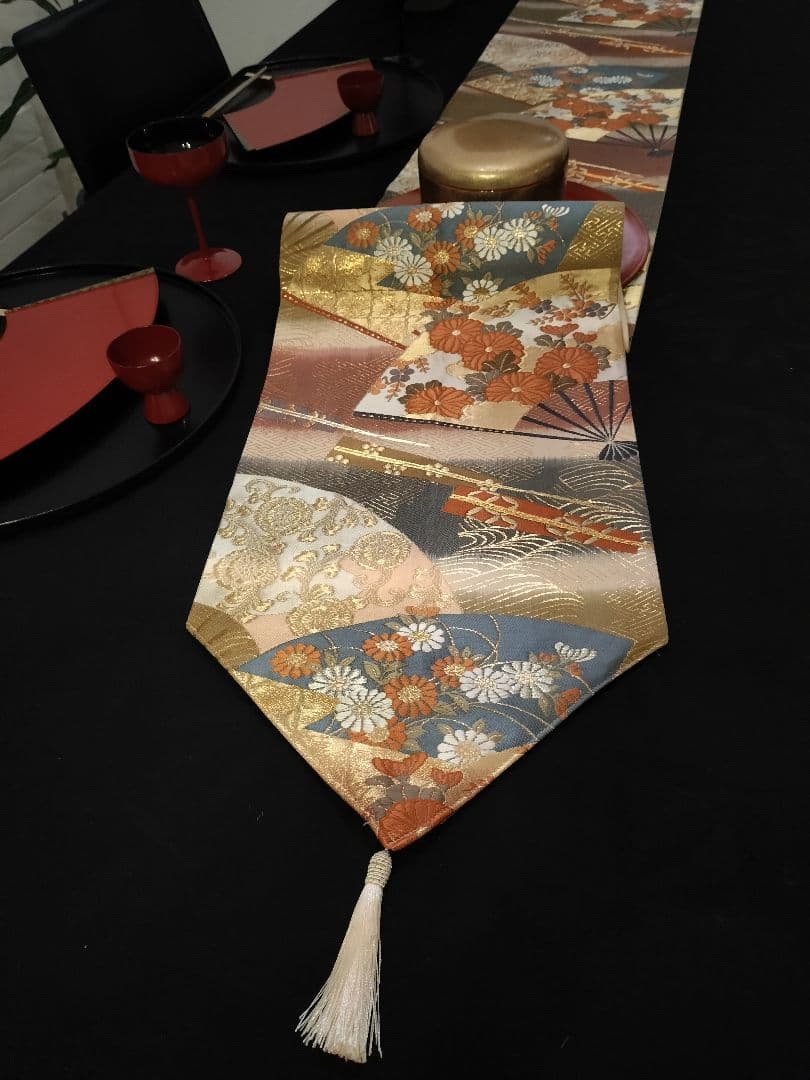 A939高級‼️逸品‼️ひな祭り‼️扇子‼️2m13cm