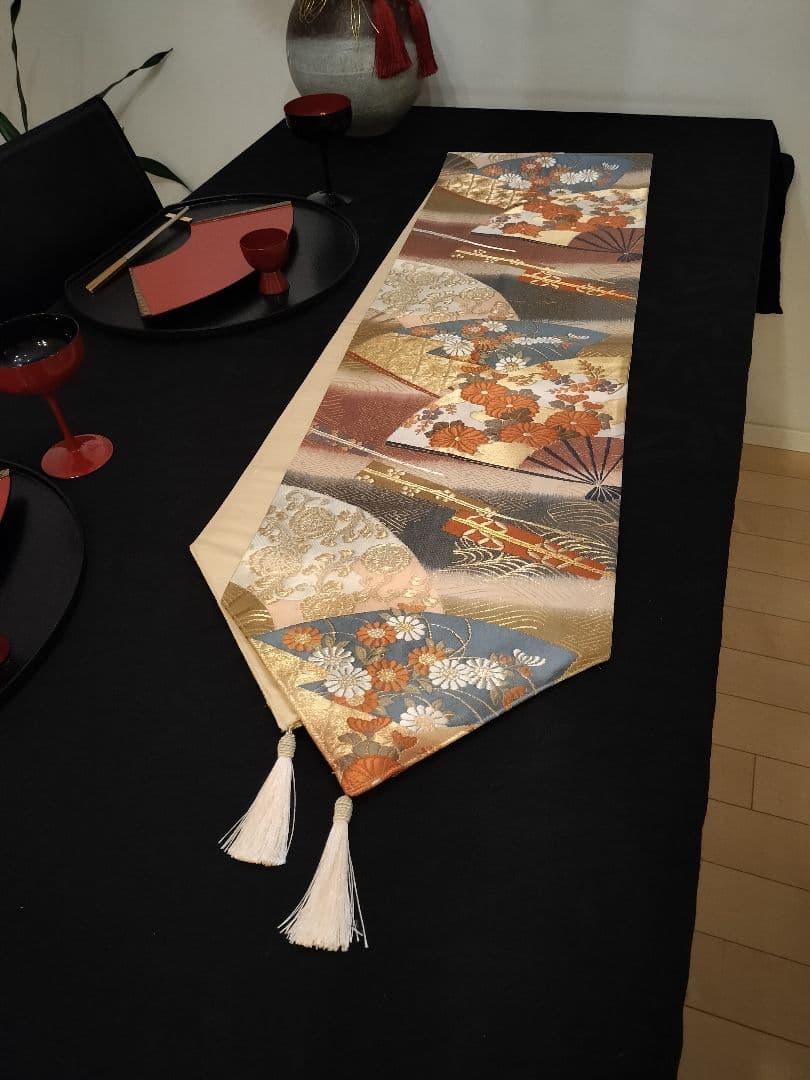 A939高級‼️逸品‼️ひな祭り‼️扇子‼️2m13cm