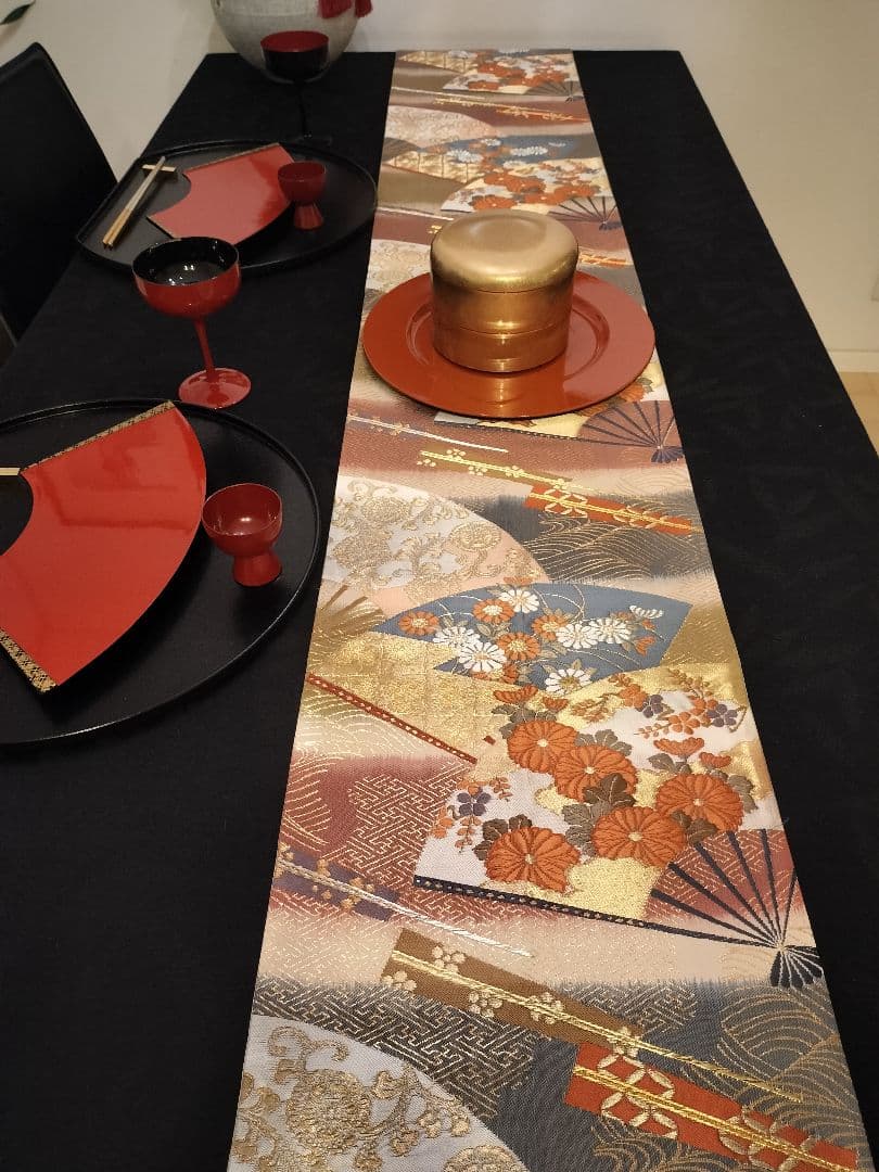 A939高級‼️逸品‼️ひな祭り‼️扇子‼️2m13cm