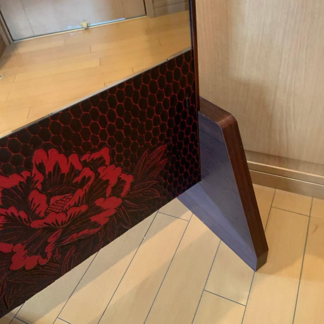和家具　姿見　鎌倉彫　昭和レトロ