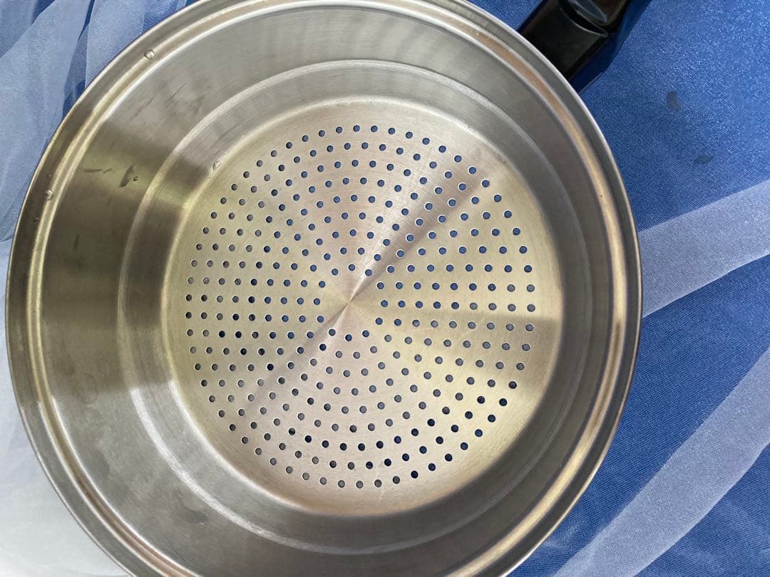 未使用 ガス火　インコア 片手鍋３コート 23cm + キャセロール+スチーマー