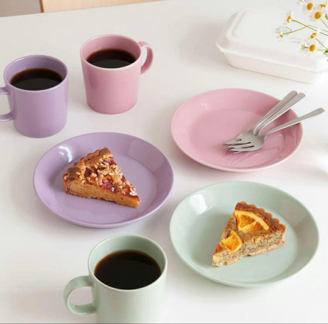 ティーマ　プレート　イッタラ　 ライトライラック　セージグリーン