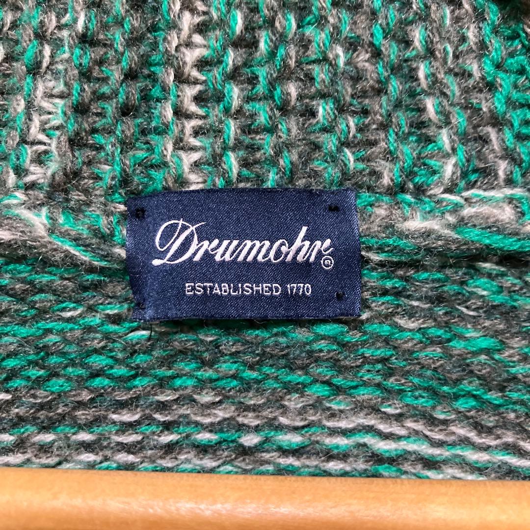 美品　ドルモア　イタリア製　ショールカラー　 ニット　46