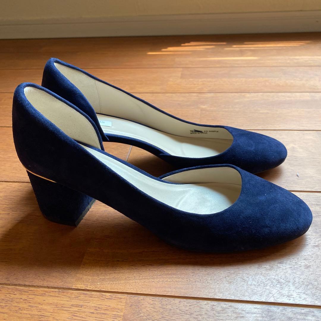 カムイさん専用Cole Haan ネイビー スエード ハイヒール・パンプス