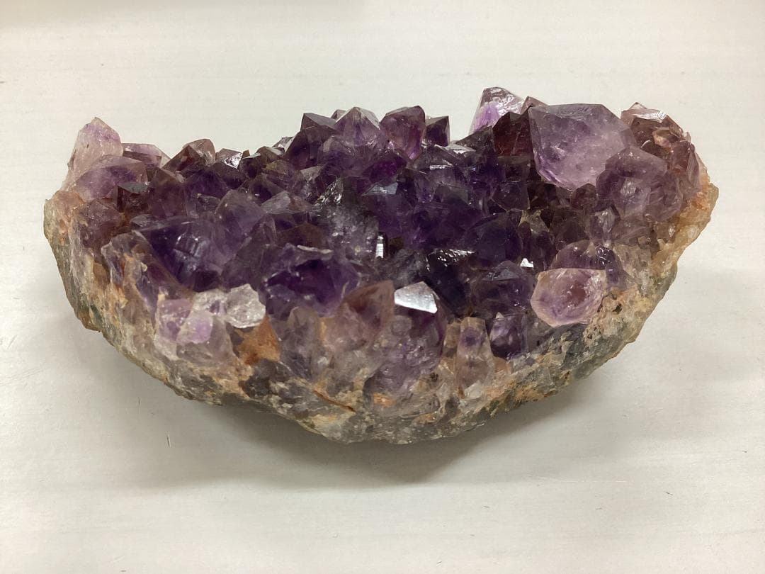 アメジスト　クラスター　置物　天然石　パワーストーン　396g　N568