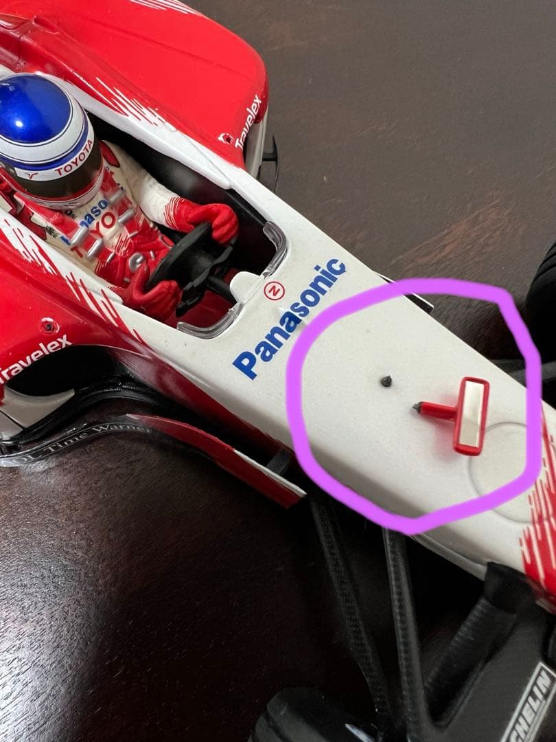 トヨタ　F1　レーシングカー　レプリカ　TOYOTA TF102　 2002