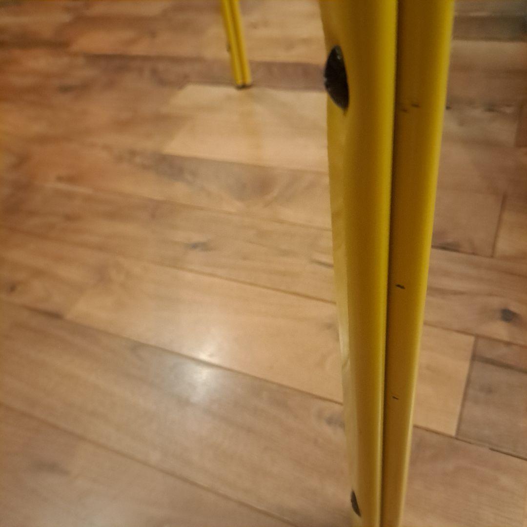 アイアンフレーム ローテーブル ガラストップ レトロポップ ポストモダン