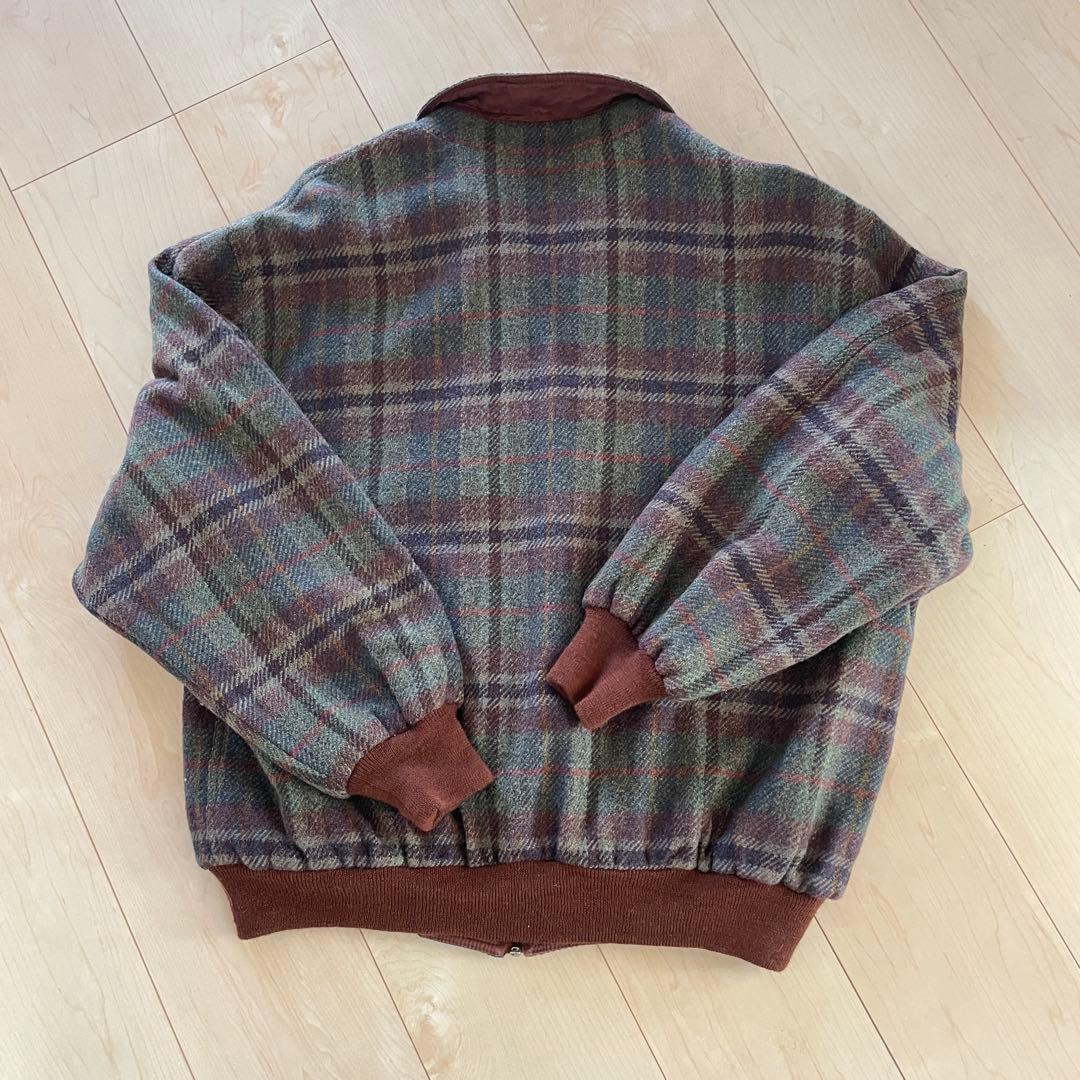 【イタリア製／リバーシブル】DAKS ウール100% ジャケット.ブルゾン