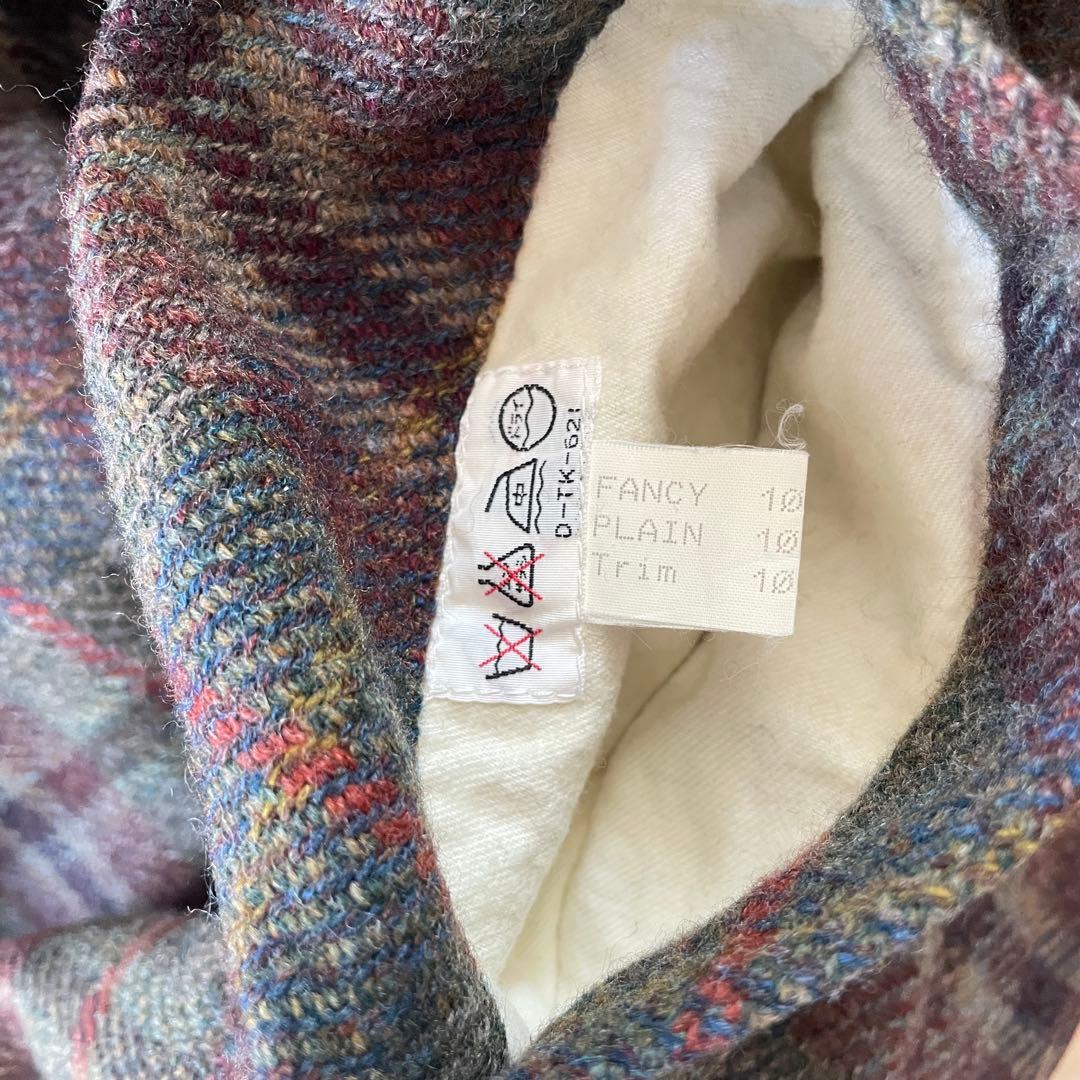 【イタリア製／リバーシブル】DAKS ウール100% ジャケット.ブルゾン