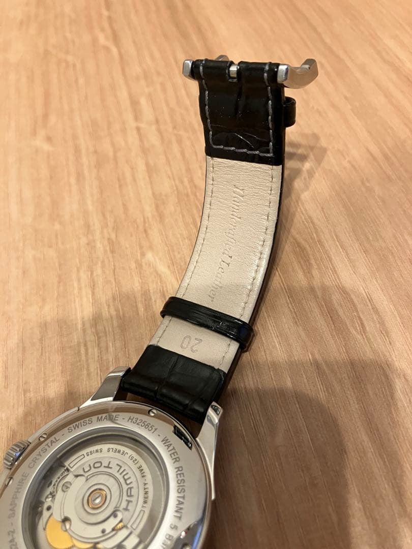 美品 HAMILTON オープンハート　H325651 自動巻き 腕時計　稼動品