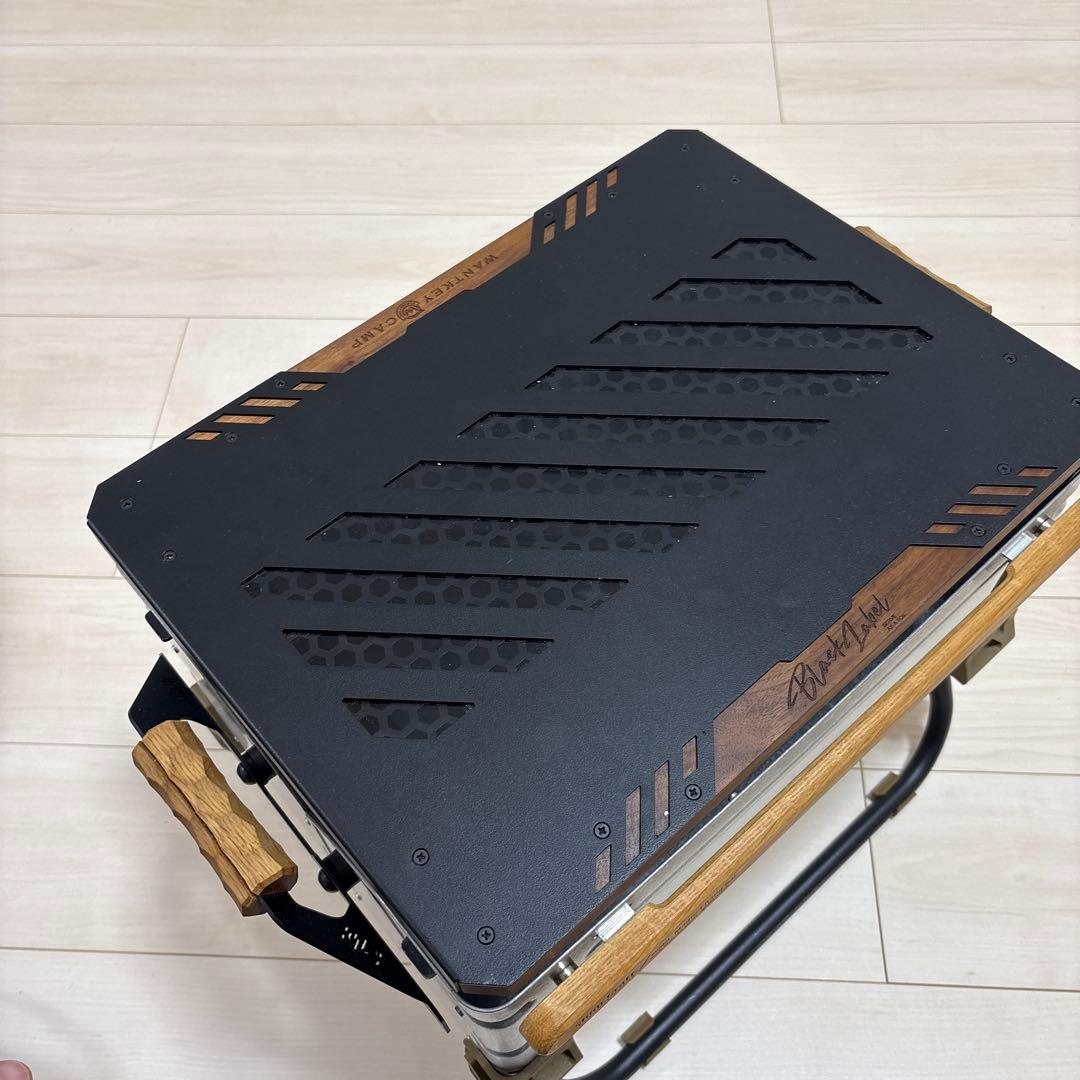 スノーピーク　シェルコン25 カスタムWANTKEY CAMP ブラックレーベル