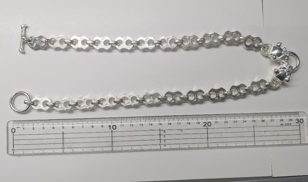 虎*ん様 ライオンヘッド シルバーネックレス 約60cm