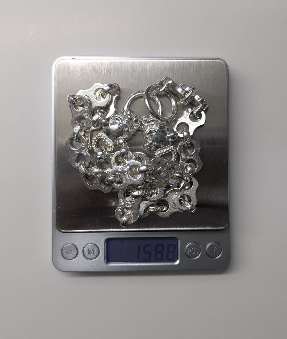 虎*ん様 ライオンヘッド シルバーネックレス 約60cm