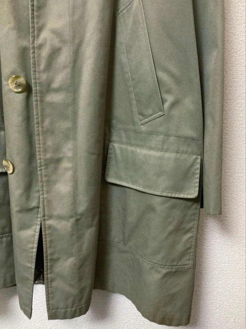 希少 英国製ビンテージ Burberryバーバリー ステンカラーコート4ポケット