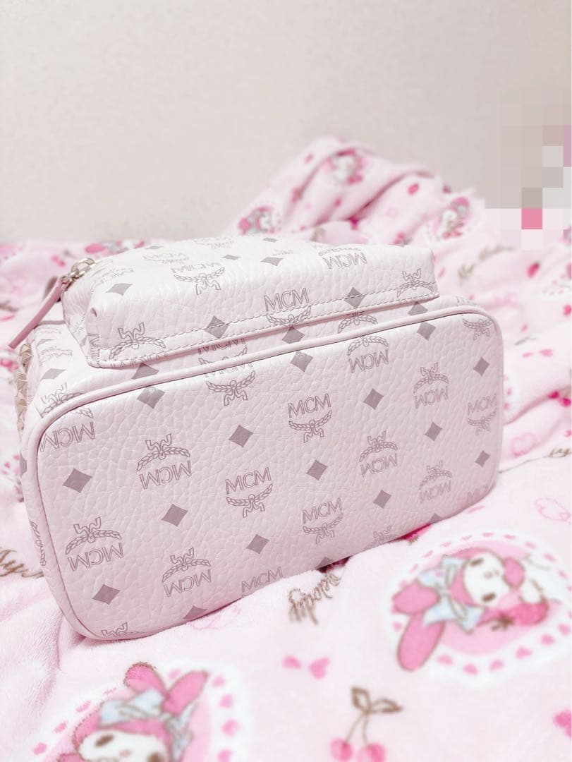 美品 mcm リュック パウダーピンク Sサイズ small スモール