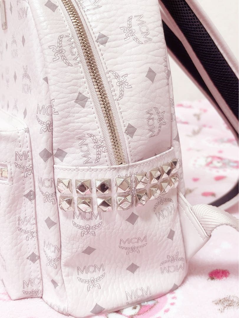 美品 mcm リュック パウダーピンク Sサイズ small スモール