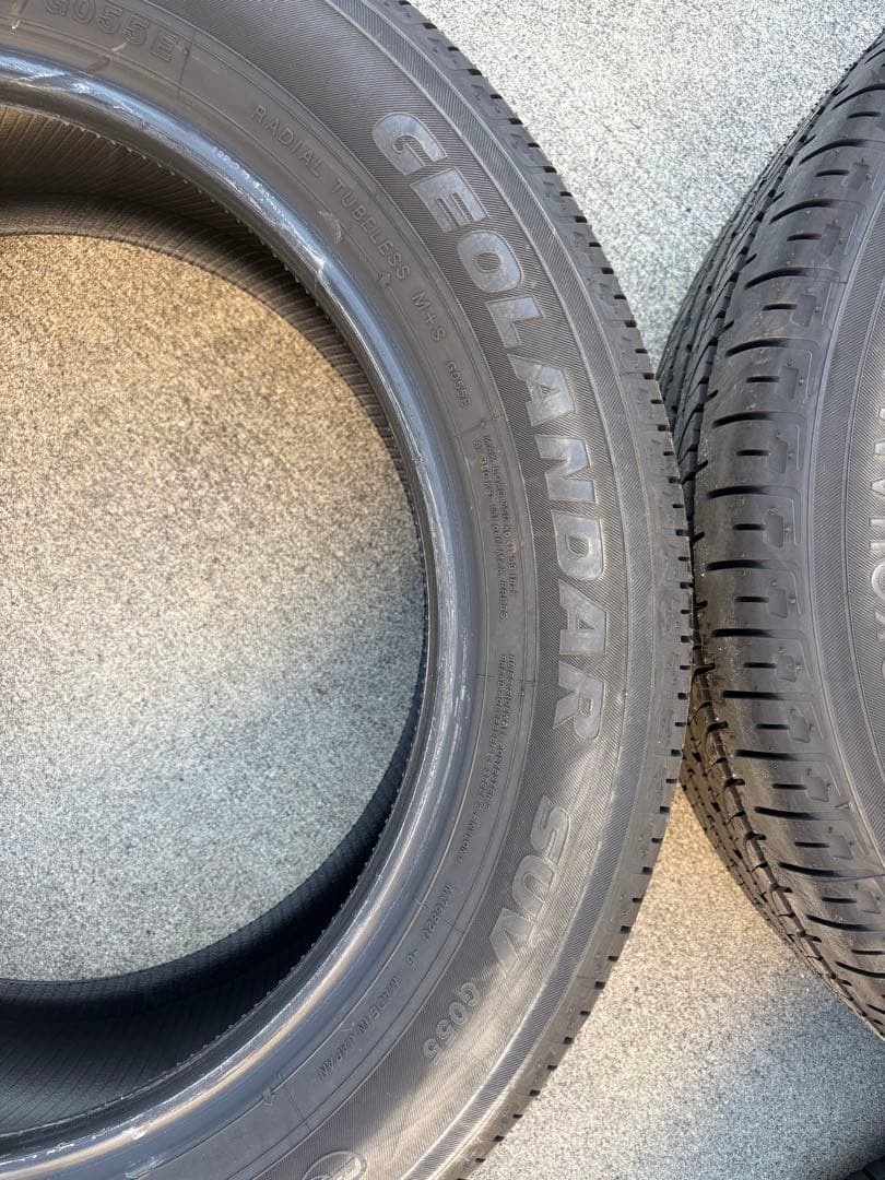 【タイヤのみ】デリカD:5純正 ヨコハマ ジオランダーSUV 18インチ