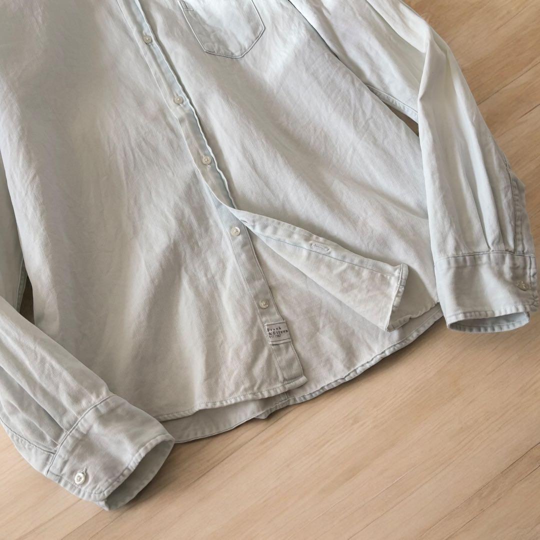 トップス Frank&Eileen LUKE bleached denim shirts