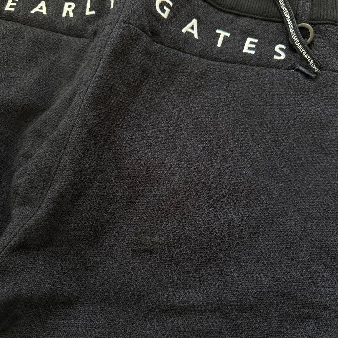 防寒　蓄熱　裏地付き　パーリーゲイツ　キルティング　パンツ　紺　M〜L相当　4