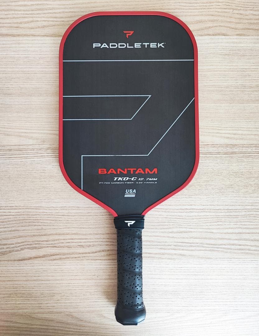ピックルボールパドル Paddletek Bantam TKO-C ワイルド 赤