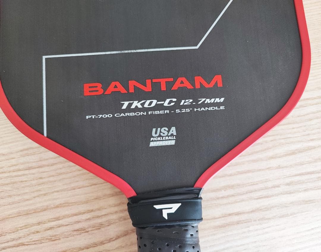 ピックルボールパドル Paddletek Bantam TKO-C ワイルド 赤