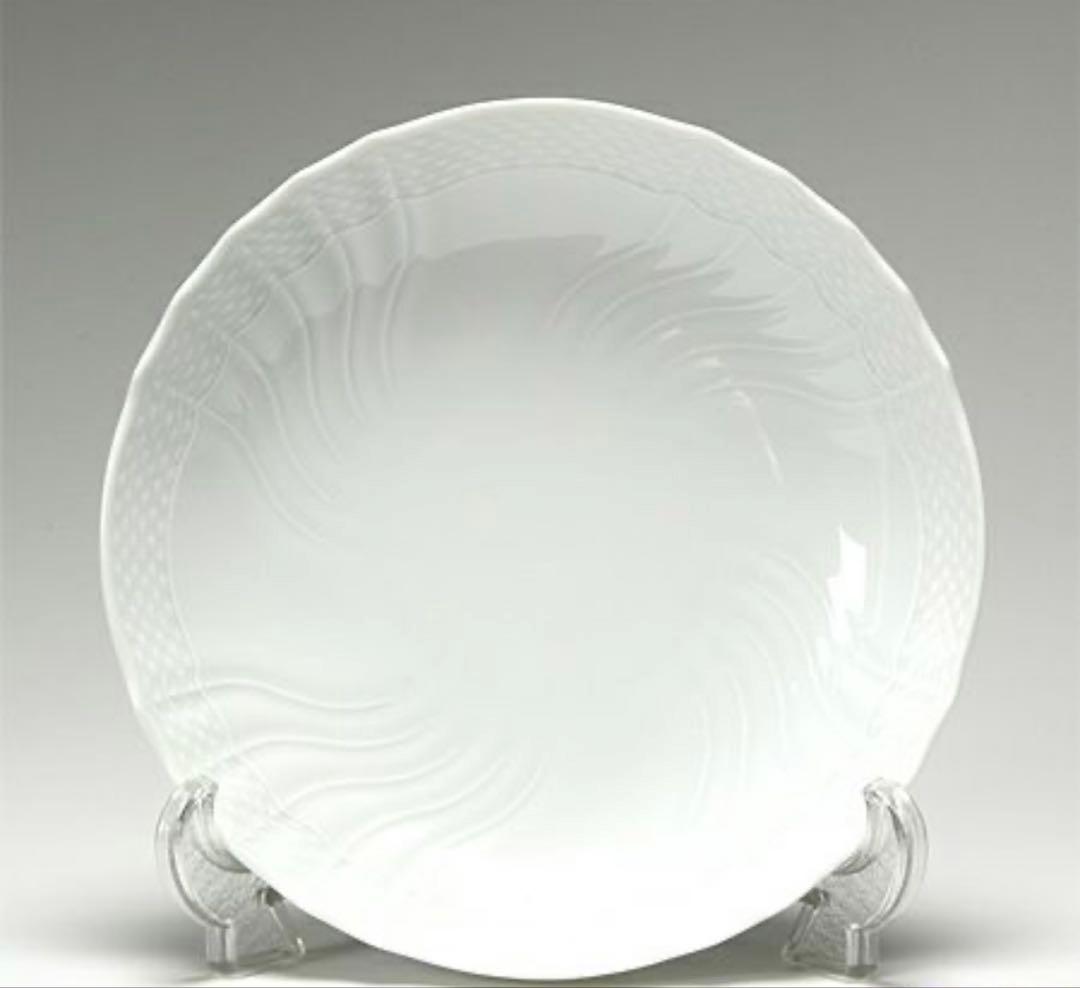 未使用 ジノリベッキオホワイトスープ・盛り皿6枚セット 21cm